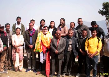 सुनापतिमा सम्पन्न भयो प्रमुख प्रशासकीय अधिकृतको स्वागत र फेरी भेटौला बिदाई कार्यक्रम