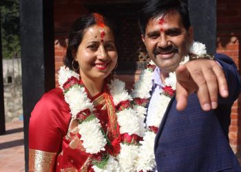 मनोज गजुरेलले मञ्जु पोखरेलसँग गरे दोस्रो विवाह