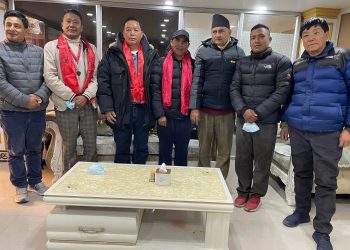 समाजवादी यात्रामा एकसाथ अघि बढ्दै तिन मित, रामेछापमा मचिन्ने भयो हंगामा