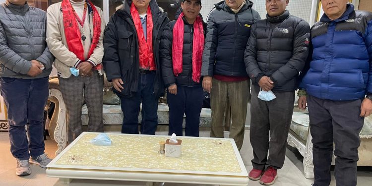 समाजवादी यात्रामा एकसाथ अघि बढ्दै तिन मित, रामेछापमा मचिन्ने भयो हंगामा