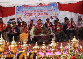 रामेछापको सुनापतिमा तेस्रो सुनापति गाउँपालिका अध्यक्ष कप २०७८ को उद्घाटन सत्र सम्पन्न