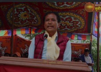 माओवादीले जितेको खण्डमा यसअघि सरकारले गरेका अधुरा विकासका कामहरु पूरा गर्नेछौं : अध्यक्ष उम्मेदवार डण्डूप लामा