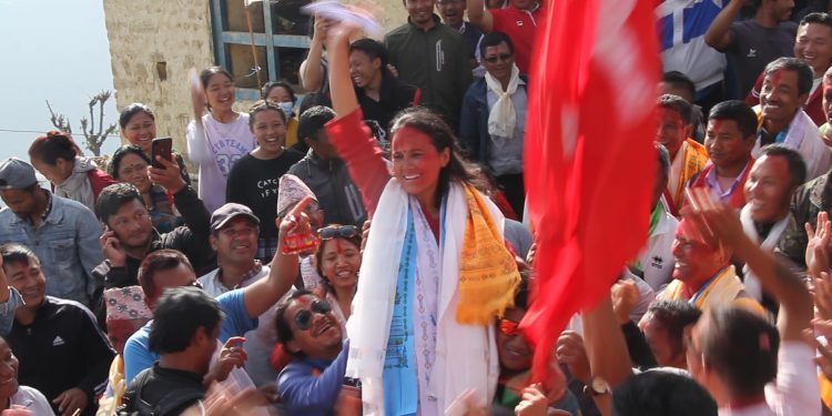 सुनापति गाउँपालिकाको उपाध्यक्षमा माओवादी केन्द्रकी गिता बिष्ट चौलागाई विजयी