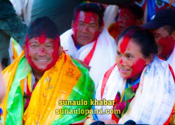 सुनापतिलाई भ्रष्टाचारमुक्त पालिका बनाउने गाँउपालिका अध्यक्ष तामाङ र उपाध्यक्ष चौलागाईको घोषणा