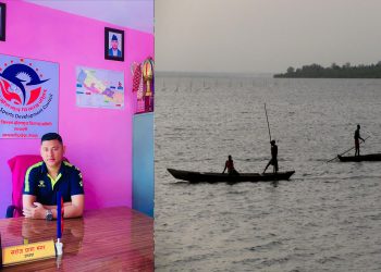 रामेछापमा प्रथम खुल्ला डुङ्गा दौड प्रतियोगिता हुदै