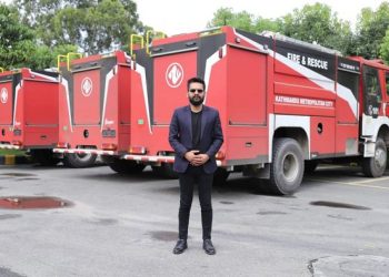 काठमाडौँ महानगरमा आइपुग्यो तीनवटा दमकल