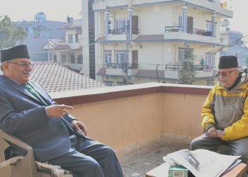 बालकोटमा ओलीसँगको लन्च मिटिङपछि प्रचण्डले भने “मन्त्रालय भागबण्डा आजै टुंगिन्छ”