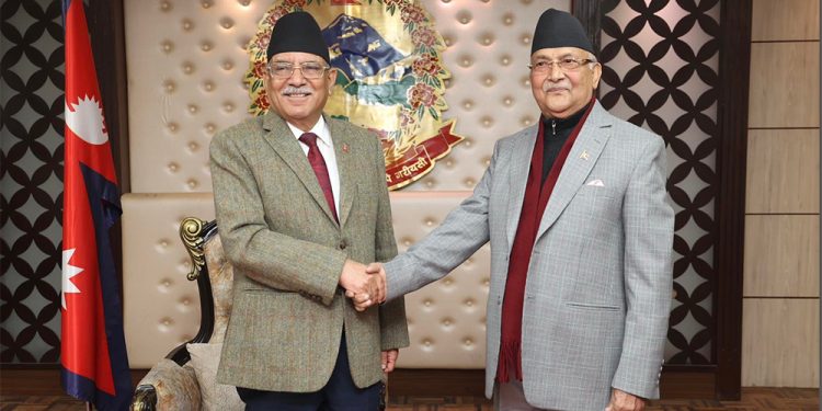 भत्कियो सत्ता गठबन्धन, एमाले, माओवादी र रास्वपाको सरकार बन्ने