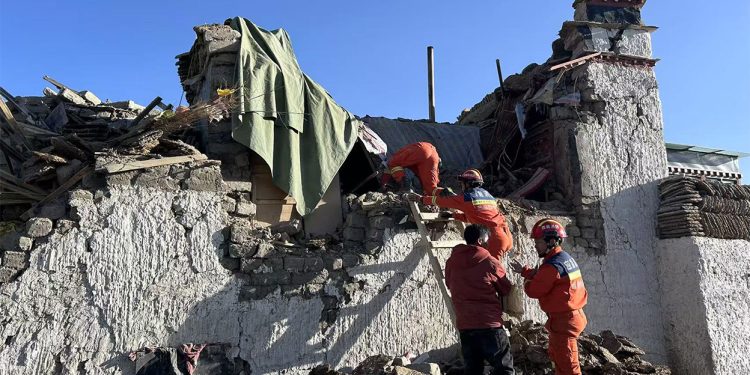 भूकम्प अपडेट : चीनमा मृत्यु हुनेको संख्या ९५ पुग्यो