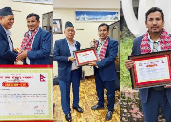 बक्सिङका अन्तर्राष्ट्रिय  निर्णायक मैनाली “राष्ट्रिय खेलकुद सम्मान २०८१” बाट सम्मानित