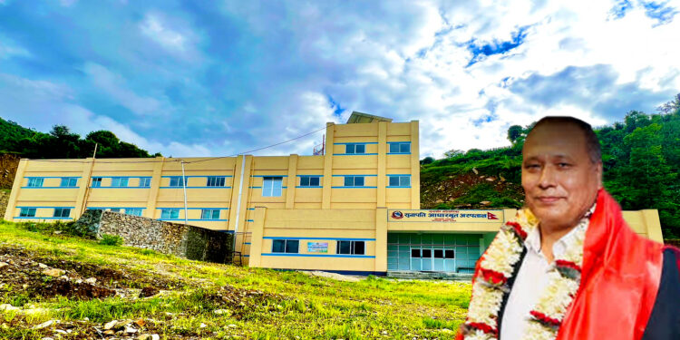 “सुनापति आधारभूत अस्पताल” को नवनिर्मित भवन उद्घाटनकोलागि मन्त्रि कुलमान घिसिङ मंसिर १८ गते रामेछापको सुनापति जादैँ