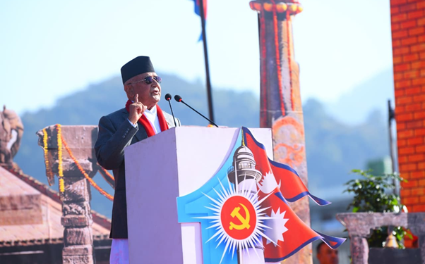 एमालेले देशलाई गलत दिशामा जान दिँदैनः अध्यक्ष ओली